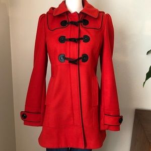 Vintage Guess wool coat with removable hood